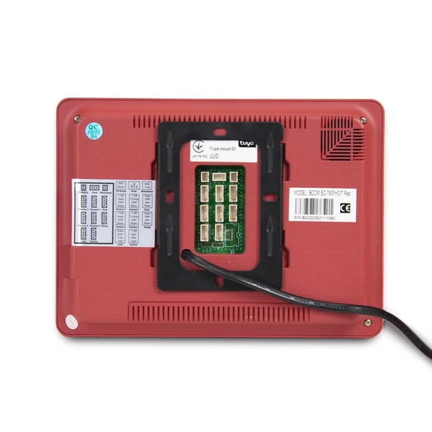 Wi-Fi видеодомофон 7" BCOM BD-760FHD/T Red с поддержкой Tuya Smart - Фото 2 Wi-Fi видеодомофон 7" BCOM BD-760FHD/T Red с поддержкой Tuya Smart - изображение 2