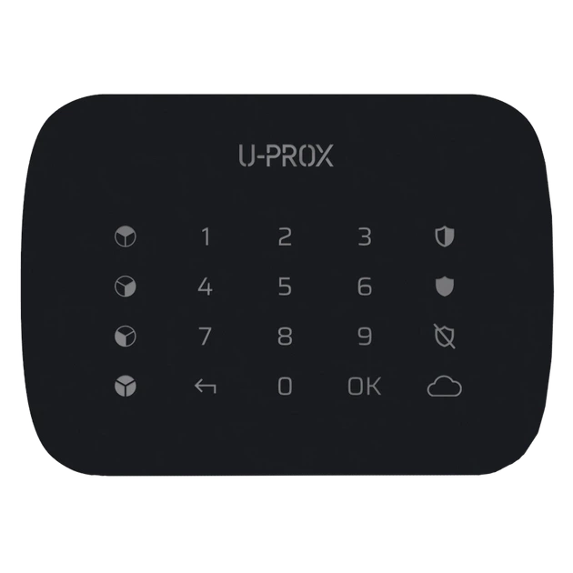 Сенсорная клавиатура U-Prox Keypad G4 Black беспроводная - Фото 1 Сенсорная клавиатура U-Prox Keypad G4 Black беспроводная - изображение 1