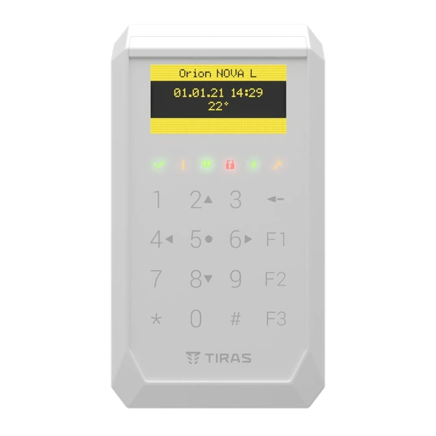 Сенсорная клавиатура OLED Тирас Tiras K-PAD OLED (white) - изображение 2
