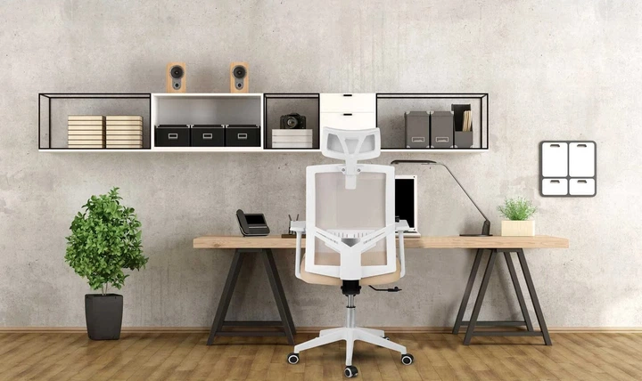 Офісне крісло Sofotel Rotar бежеве (5903890606404) - зображення 10