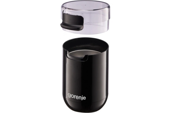 Кавомолка електрична Gorenje SMK150SB, 45 г, 150 Вт, імпульсний режим, чорна - зображення 5
