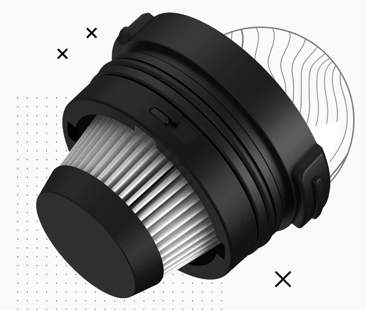 Фильтр для пылесоса Baseus A3 Car vacuum Cleaner strainer, 2PCS, Black - Фото 8 Фильтр для пылесоса Baseus A3 Car vacuum Cleaner strainer, 2PCS, Black - изображение 8