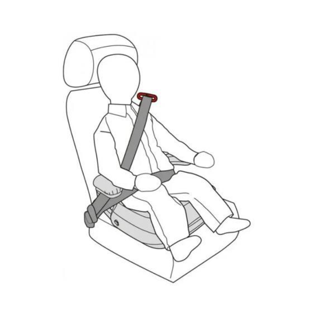 Автокрісло-бустер CARRELLO Next CRL-15811 Sandstone Beige i-Size ISOFIX 125-150см+напр ремінь - изображение 2