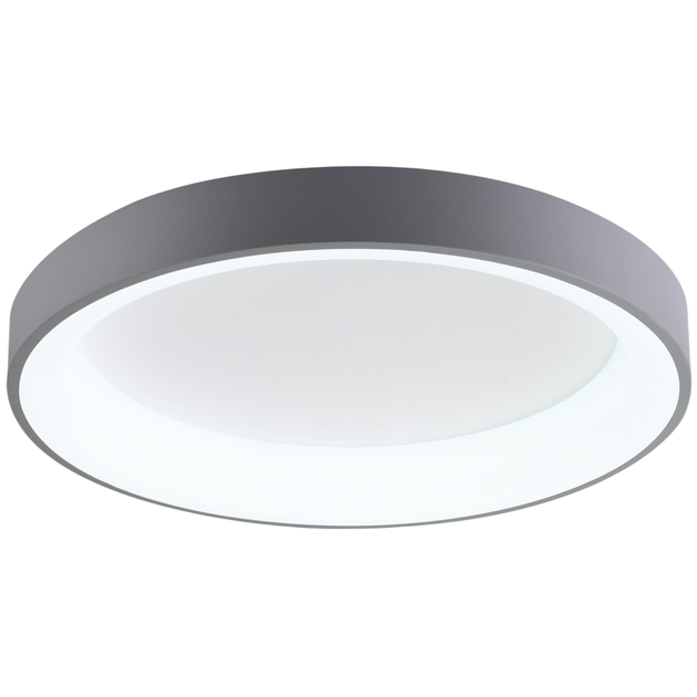 Стельова LED люстра 80W Velmax круглої форми 3000K-6500 K з пультом сіра IP20 V-CL-VERONA-R - зображення 3