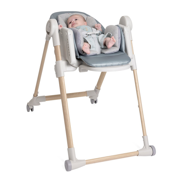 Krzesełko do karmienia Chicco Polly Armonia Greenery 3 w 1 Morski (8058664179046) - obraz 13