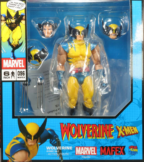 Колекційна фігурка Логан Росомаха Mafex Comic Ver. X-Men Люди-Х Aurora - изображение 6