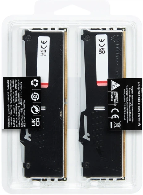 Оперативна пам'ять Kingston Fury DDR5-5600 131072MB PC5-44800 (Kit of 2x65536) Beast RGB 2Rx8 Black (740617350272) - зображення 7