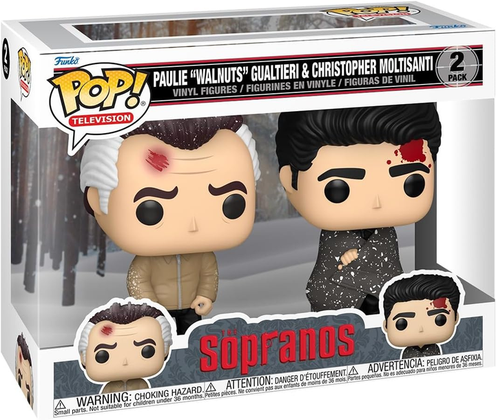 Фігурка Funko POP TV Sopranos: Paulie Walnuts Gualtieri & Christopher Moltisanti 2-Pack 83781 (889698837811) - зображення 1