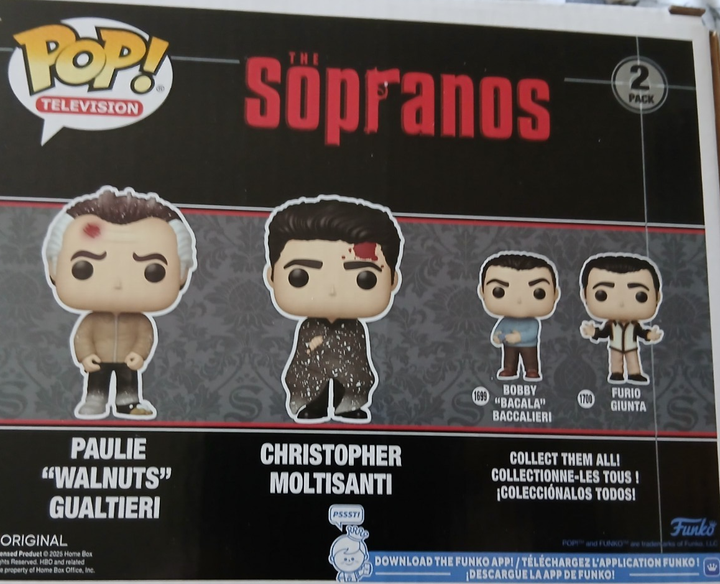 Фігурка Funko POP TV Sopranos: Paulie Walnuts Gualtieri & Christopher Moltisanti 2-Pack 83781 (889698837811) - зображення 5