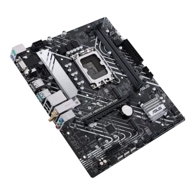 Материнская плата ASUS PRIME H610M-A WIFI D4, LGA1700, DDR4, HDMI, DisplayPort, VGA, Wi-Fi 5, microATX - изображение 3
