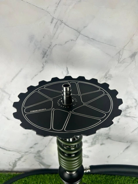 Кальян на 1 персону Trumpet Hookah Rider Still с металлической колбой, 49 см, Хаки - Фото 2 Кальян на 1 персону Trumpet Hookah Rider Still с металлической колбой, 49 см, Хаки - изображение 2