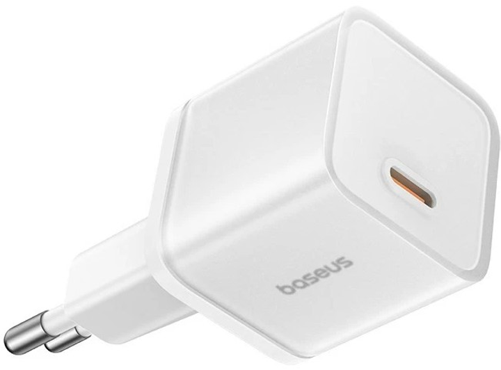 Зарядний пристрій Baseus GaN5S Fast Charger 1C 20W USB-C White (P10162503213-00) - зображення 5