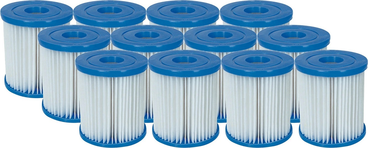 Zestaw filtrów do pompy filtrującej Bestway Typ II 58094 12 szt (5903890606701) - obraz 1