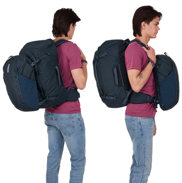 Рюкзак Thule Landmark Travel Pack 60L TLPM-260 Darkest Blue (7121891) - изображение 3