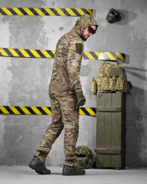Тактический летний эластичный костюм 3 в 1 ветровка, штаны, футболка Combat Force Multicam S - изображение 3