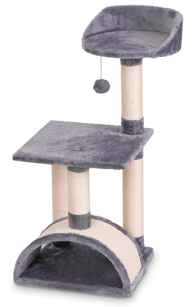 Кігтеточка для кота Pethaus з мишкою 83 см сіра DR-255 (5903890601362) - зображення 2