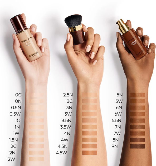 Тональна основа Guerlain Terracotta Le Teint Glow зволожуюча 2.5N Neutral 35 мл (3346470442351) - зображення 5