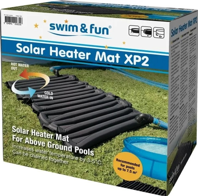 Килимок для нагріву води Swim&Fun SolarHeater XP2 (5704841016316) - зображення 1