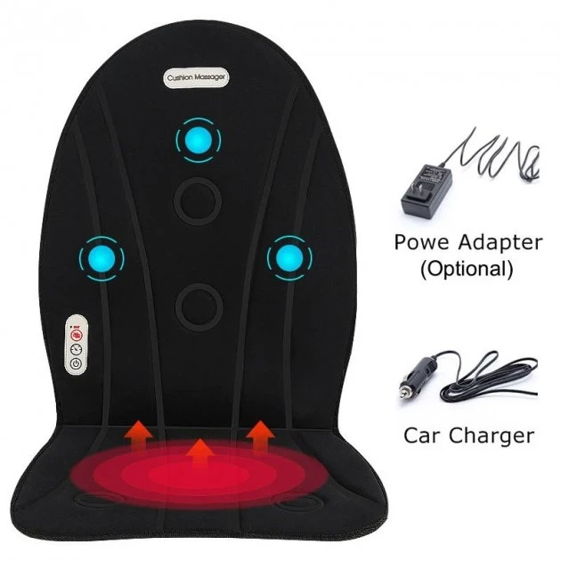 Массажная накидка на кресло Massage JB-100D (12/220V) (LY60) - изображение 6