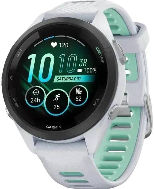 Smartwatch Garmin Forerunner 265S Whitestone (010-02810-14) - obraz 1