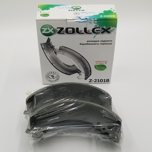 Колодки задні гальмівні Zollex ВАЗ 2101-07 - зображення 2