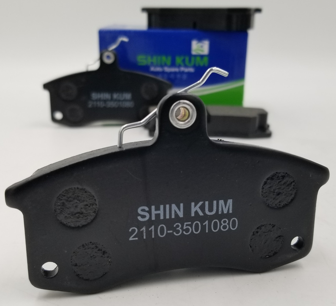 Колодки гальмові Shin Kum ВАЗ 2110-12 передні Каталожний номер 2110-3501080 - зображення 4