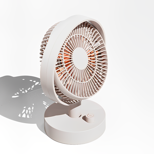 Вентилятор портативный Sothing Plume S2 Desktop Fan настольный на аккумуляторе 2000 мАч (DSHJ-S-2102) - изображение 6