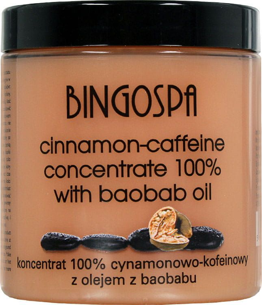 Koncentrat do ciała Bingo Spa cynamonowo-kofeinowy antycellulitowy do wykonywania zabiegów body wrapping 250 g (5901842006746) - obraz 1