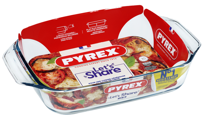 Форма Pyrex прямокутна 35х23х7 см 3 л (408B000/8446) - Фото 3 Форма Pyrex прямокутна 35х23х7 см 3 л (408B000/8446) - зображення 3
