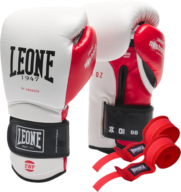 Боксерские перчатки Leone GN113 Il Tecnico N3 10 унций White (бинты 4 м в комплекте) (GN113_White_10oz) - Фото 1 Боксерские перчатки Leone GN113 Il Tecnico N3 10 унций White (бинты 4 м в комплекте) (GN113_White_10oz) - изображение 1