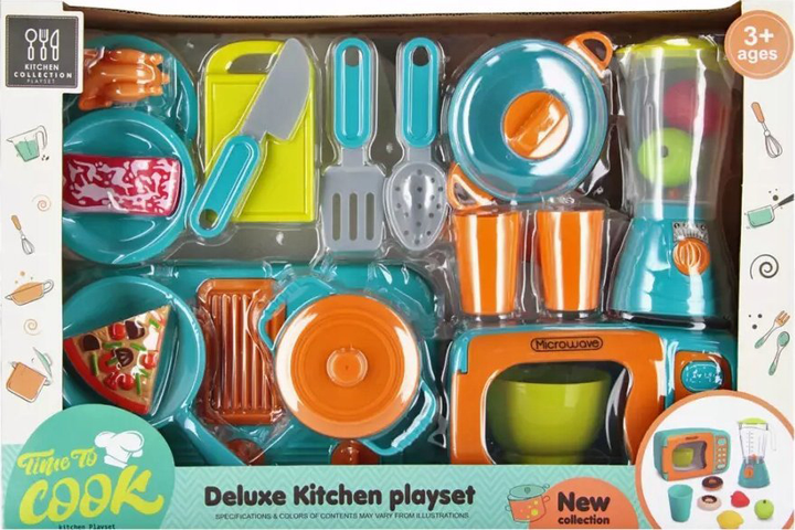 Zestaw kuchenny Mega Creative AGD z akcesoriami 5523A (5905523646719) - obraz 1