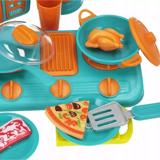 Zestaw kuchenny Mega Creative AGD z akcesoriami 5523A (5905523646719) - obraz 6