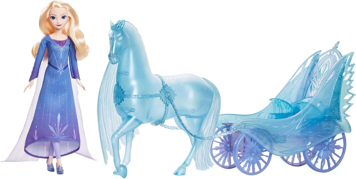 Kareta Mattel z lalką Elsa i koniem Nokk FRZ JBG56 (194735259724) - obraz 2