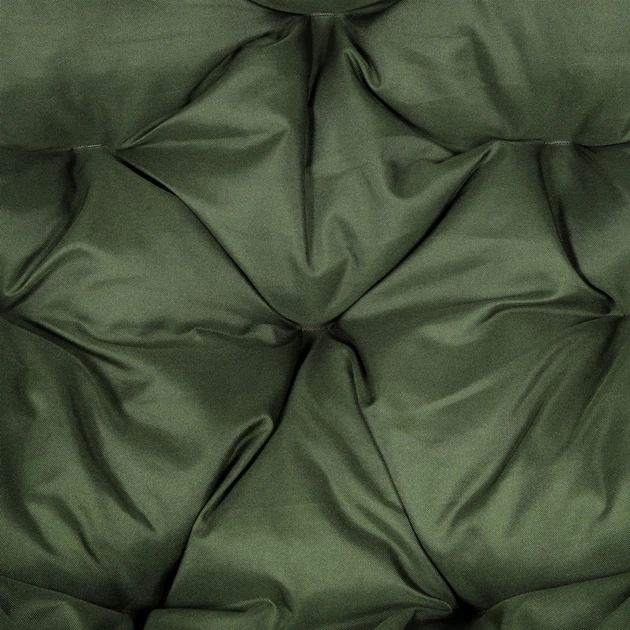 Подвесное кресло-кокон одинарное Home Rest 120 х 100 х 75 см Коричневое/Олива грин (952721247) - изображение 4