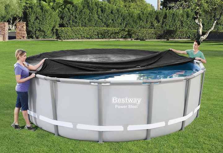 Pokrywa do basenu stelażowego Bestway 488 cm 58249 (6942138918922) - obraz 7