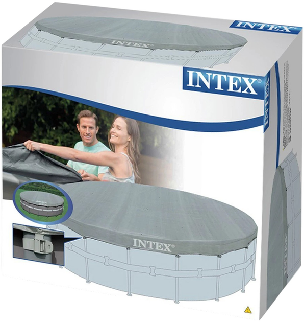 Накриття для басейну Intex 488 см 28040 (0078257280407) - зображення 2