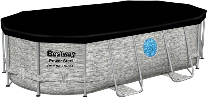 Pokrywa do basenu stelażowego Bestway 427 x 250 x 100 cm 58425 (6942138951752) - obraz 2