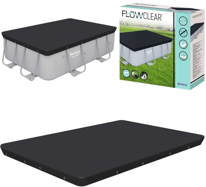 Накриття для басейну Bestway 282 x 196см 58442 (6942138935882) - зображення 2