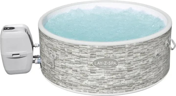 Jacuzzi dmuchane Bestway 155 x 60 cm 5-osobowe 60027 Lay-Z Vancouver AirJet Plus (6942138978919) - obraz 1
