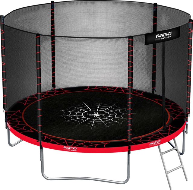 Trampolina ogrodowa Neo Sport 183 cm z siatką wewnętrzną i drabinką (NS-06Z241) - obraz 2