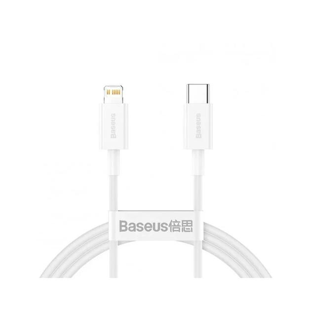 Кабель Baseus Superior Series Fast Charging Data Type-C to Lightning 20W 0.25m White (CATLYS-02) - изображение 2