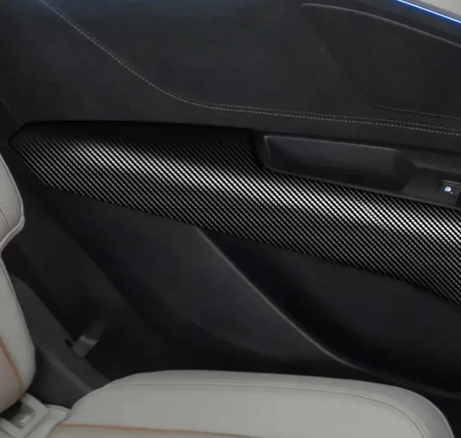 3D карбоновая пленка для авто Carbon Fiber ширина 7 см длина 3 метра Black - изображение 2