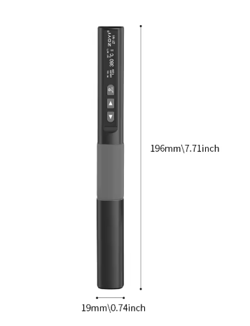 Портативний USB type-c паяльник ZOYI ZT-N1 на жалах T12 з кабелем, підставкою, ковпачком - зображення 2