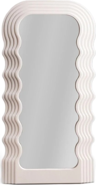 Lustro Homla COSIMO 70 x 37 cm Ecru (5906496735240) - obraz 1