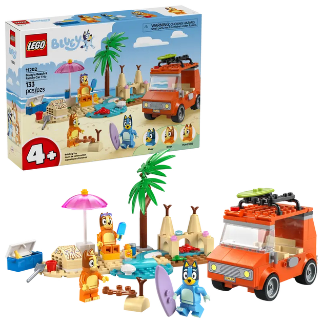Zestaw klocków LEGO Blue i rodzinna wycieczka samochodem 133 elementy (11202) - obraz 3