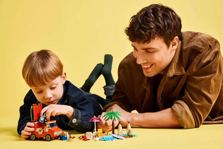 Zestaw klocków LEGO Blue i rodzinna wycieczka samochodem 133 elementy (11202) - obraz 9