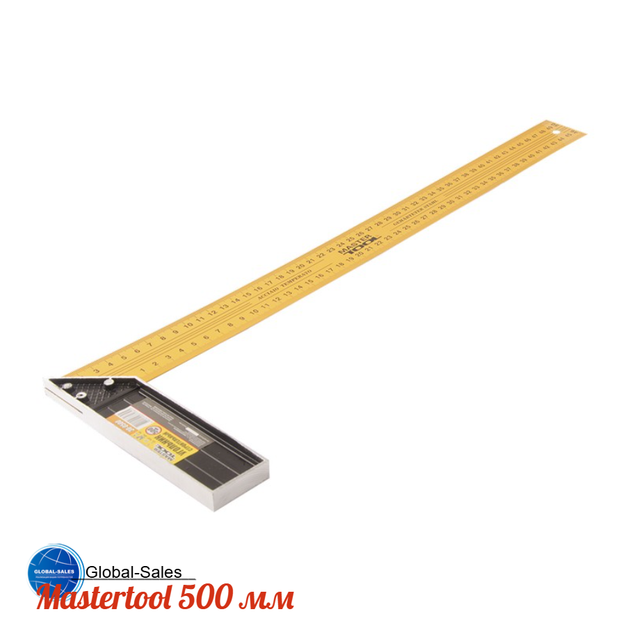 Угольник Mastertool 500 мм (30-0500) - Фото 1 Угольник Mastertool 500 мм (30-0500) - изображение 1