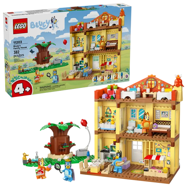 Zestaw klocków LEGO Dom rodzinny Blue 382 elementy (11203) - obraz 3
