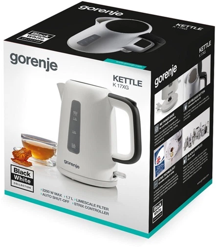 Электрочайник Gorenje K17XG 1.7 л белый - изображение 7