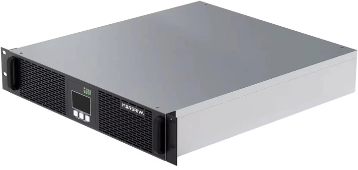 ИБП MARSRIVA MR-US1KRT 1кВА/1кВт RM Smart Online UPS 1kVA 2*12V/9Ah - изображение 2
